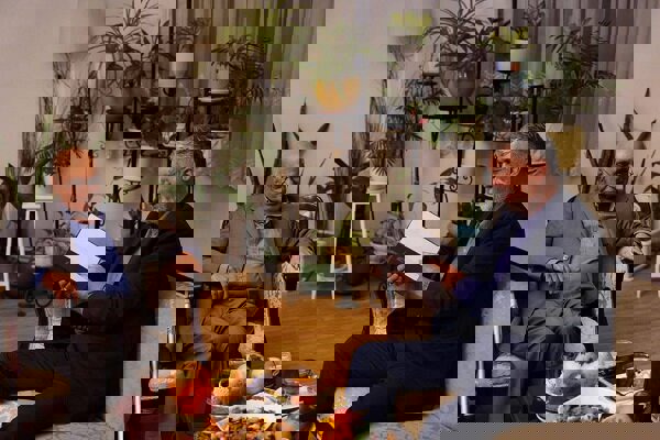 وزیر ارشاد در شب یلدا مهمان مرادی کرمانی بود