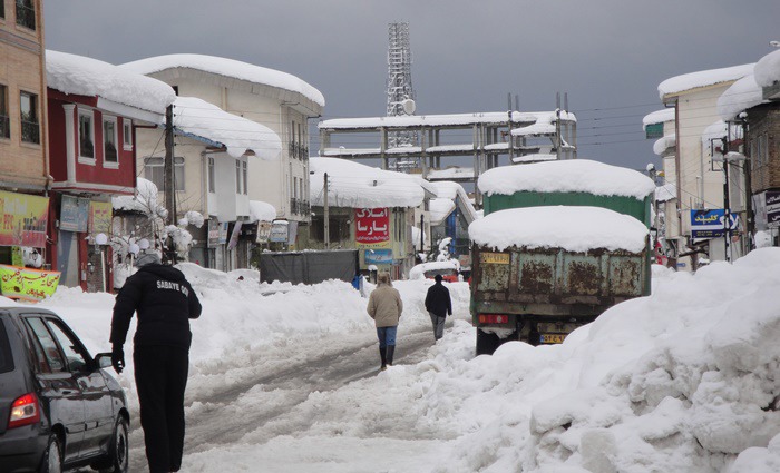 تنکابن در زمستانِ زیبا