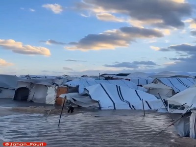 رنج آوارگان در جنوب غزه