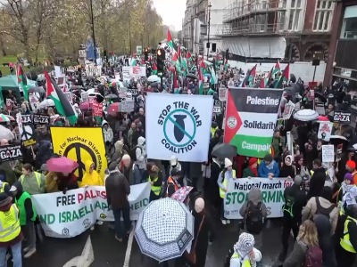 تظاهرات ضدصهیونیستی در لندن