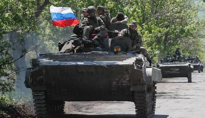 پیشروی ارتش روسیه در شرق اوکراین