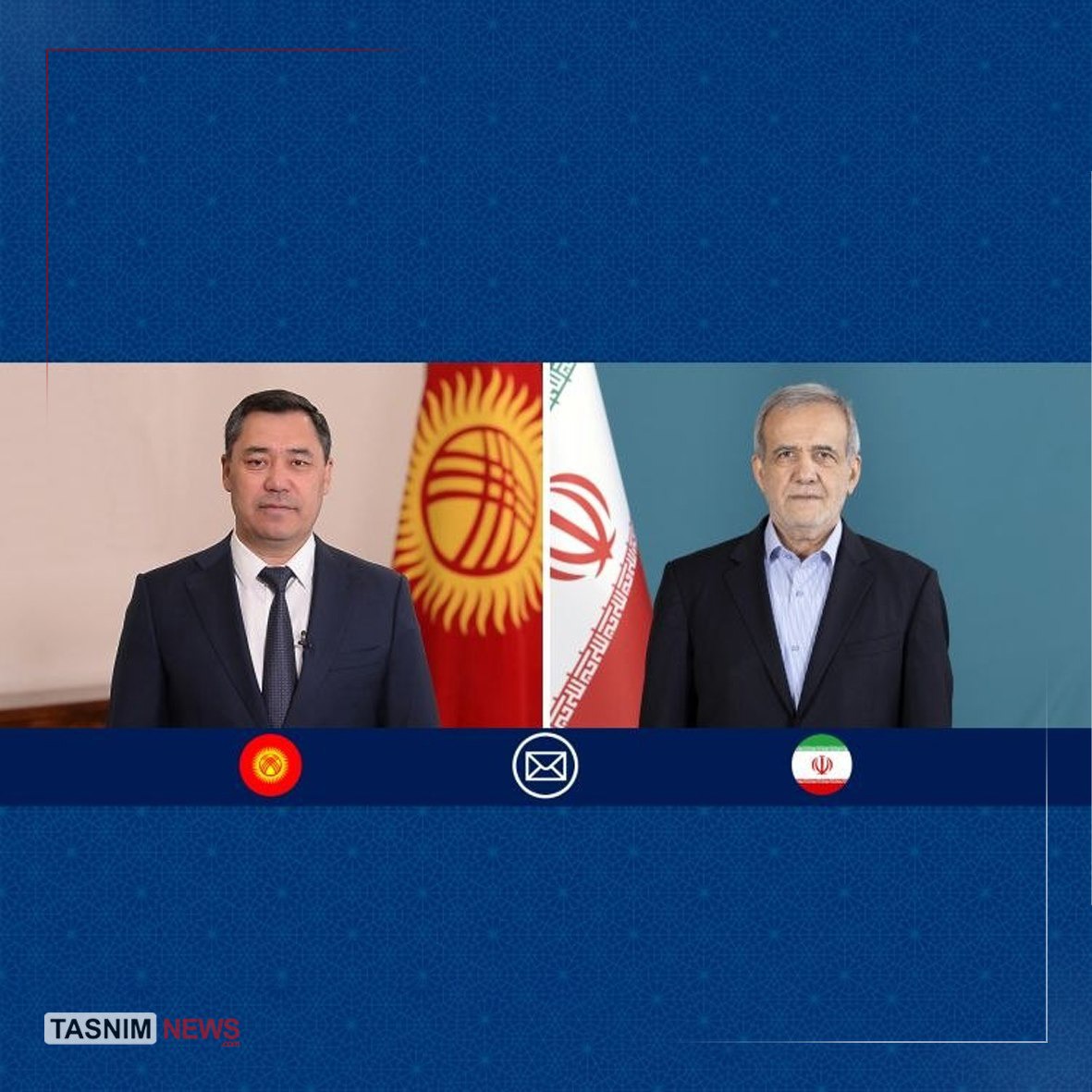 گفتگوی روسای جمهور ایران و قرقیزستان