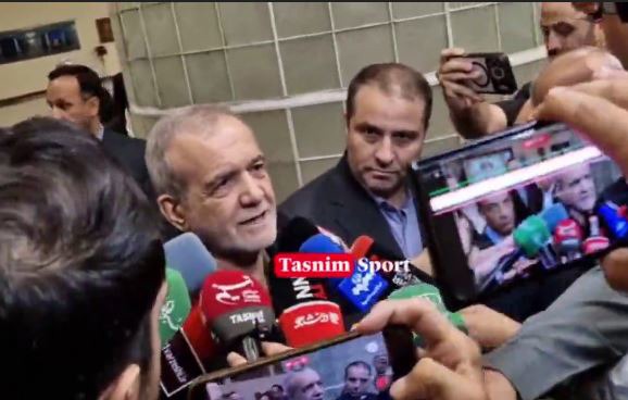 پیش‌بینی پزشکیان از نتیجه تیم ملی ایران در جام جهانی