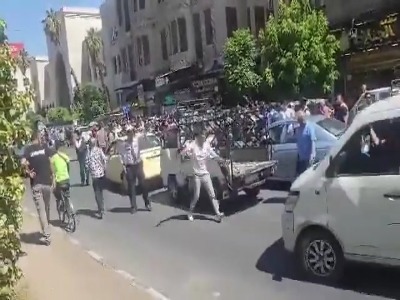 انفجار در یک کافه در دمشق