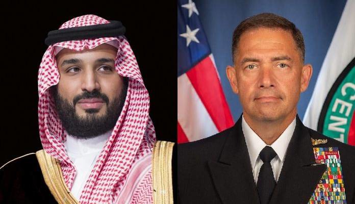 فرمانده سنتکام با محمد بن سلمان دیدار کرد