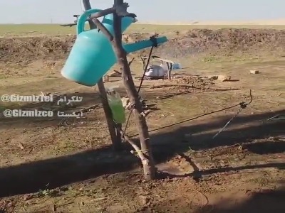 خلاقیت یک مرد با طراحی آفتابه پدالی