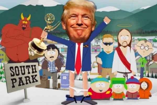 «ساوت پارک» در گرامیداشت دریافت جایزه امی، ترامپ را هم نواخت!