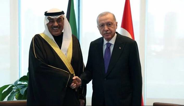 دیدار اردوغان با ولیعهد کویت در نیویورک
