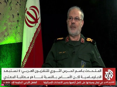 سخنگوی سپاه: دیپلماسی را رد نمی‌کنیم اما شرایط خود را به دشمن تحمیل می‌کنیم