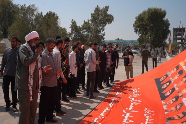 میثاق دانشجویان دانشگاه‌های تهران با شهدای مدرسه میناب