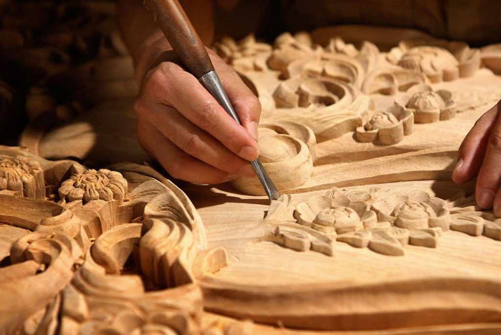 وقتی چاقو روی چوب هنرنمایی می‌کند