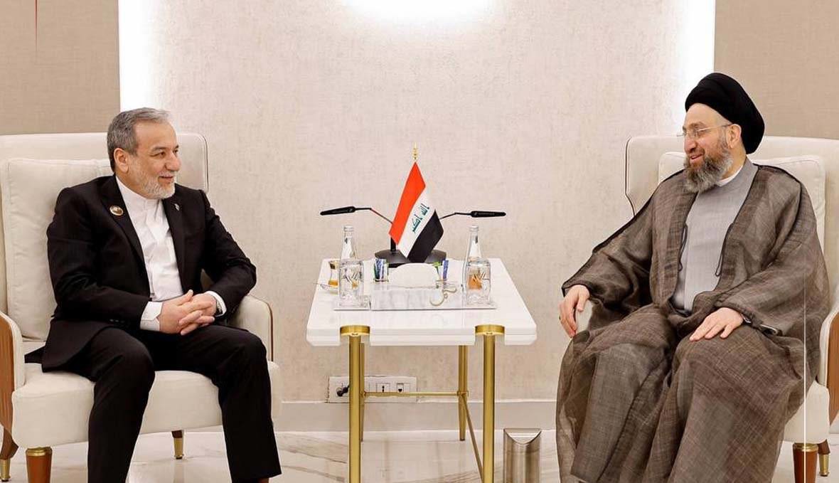 حکیم در دیدار با عراقچی: توقف جنگ و تنش‌ها در منطقه باید از مسیر گفت‌وگو دنبال شود