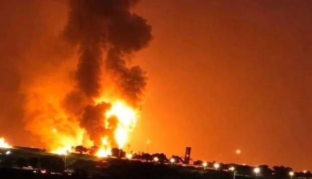 انفجار در پایگاهی در جنوب ریاض